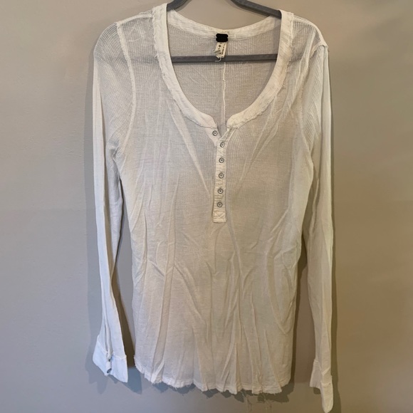 Free People “We the free” Every Girl Henley - Picture 2 of 7